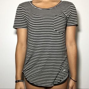 hollister striped t shirt